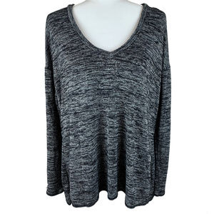 Aritzia Wilfred Free Marled Hi-Low Split Back Top - Small